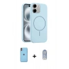 MARSİLYAN™- iPhone 11 Kılıf Yankı Form Serisi - Siyah Joko Magic 5D Cam + Neon Fosforlu Kamera Lens - TU