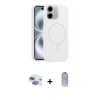 MARSİLYAN™- iPhone 11 Kılıf Yankı Form Serisi - Siyah Joko Magic 5D Cam + Pers Alüminyum Kamera Lens - GI