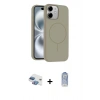 MARSİLYAN™- iPhone 11 Kılıf Yankı Form Serisi - Siyah Joko Magic 5D Cam + Pers Alüminyum Kamera Lens - GI