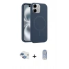 MARSİLYAN™- iPhone 11 Kılıf Yankı Form Serisi - Siyah Joko Magic 5D Cam + Pers Alüminyum Kamera Lens - GI