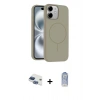 MARSİLYAN™- iPhone 11 Kılıf Yankı Form Serisi - Siyah Joko Magic 5D Cam + Pers Alüminyum Kamera Lens - LT