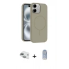 MARSİLYAN™- iPhone 11 Kılıf Yankı Form Serisi - Siyah Joko Magic 5D Cam + Pers Alüminyum Kamera Lens - YL