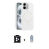 MARSİLYAN™- iPhone 11 Kılıf Yankı Form Serisi - Siyah Joko Magic 5D Cam + PVD Metal Kamera Lens - MI