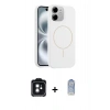 MARSİLYAN™- iPhone 11 Kılıf Yankı Form Serisi - Siyah Joko Magic 5D Cam + PVD Metal Kamera Lens - SH