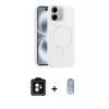 MARSİLYAN™- iPhone 11 Kılıf Yankı Form Serisi - Siyah Joko Magic 5D Cam + PVD Metal Kamera Lens - YL