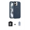 MARSİLYAN™- iPhone 11 Kılıf Yankı Form Serisi - Siyah Joko Magic 5D Cam + PVD Metal Kamera Lens - YL