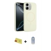MARSİLYAN™- iPhone 11 Kılıf Yankı Form Serisi - Siyah Joko Magic 5D Cam + Rainbow Kamera Lens Koruma Cam - KI