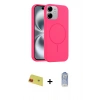 MARSİLYAN™- iPhone 11 Kılıf Yankı Form Serisi - Siyah Joko Magic 5D Cam + Rainbow Kamera Lens Koruma Cam - KI