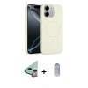 MARSİLYAN™- iPhone 11 Kılıf Yankı Form Serisi - Siyah Joko Magic 5D Cam + Raze Metal Kamera Lens - KI