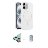 MARSİLYAN™- iPhone 11 Kılıf Yankı Form Serisi - Siyah Joko Magic 5D Cam + Raze Metal Kamera Lens - KI