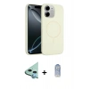 MARSİLYAN™- iPhone 11 Kılıf Yankı Form Serisi - Siyah Joko Magic 5D Cam + Raze Metal Kamera Lens - MI