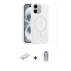 MARSİLYAN™- iPhone 11 Kılıf Yankı Form Serisi - Siyah Joko Magic 5D Cam + Renkli Kamera Lens Koruma Cam - PE