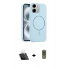 MARSİLYAN™- iPhone 11 Kılıf Yankı Form Serisi - Siyah Joko Magic 5D Hayalet Cam + Kamera Lens Koruma Cam - SF