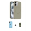 MARSİLYAN™- iPhone 11 Kılıf Yankı Form Serisi - Siyah Joko Magic 5D Hayalet Cam + Neon Fosforlu Kamera Lens - TU