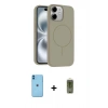 MARSİLYAN™- iPhone 11 Kılıf Yankı Form Serisi - Siyah Joko Magic 5D Hayalet Cam + Neon Fosforlu Kamera Lens - MI