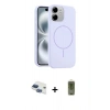 MARSİLYAN™- iPhone 11 Kılıf Yankı Form Serisi - Siyah Joko Magic 5D Hayalet Cam + Pers Alüminyum Kamera Lens - LT