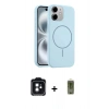 MARSİLYAN™- iPhone 11 Kılıf Yankı Form Serisi - Siyah Joko Magic 5D Hayalet Cam + PVD Metal Kamera Lens - SH