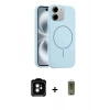 MARSİLYAN™- iPhone 11 Kılıf Yankı Form Serisi - Siyah Joko Magic 5D Hayalet Cam + PVD Metal Kamera Lens - TU