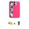 MARSİLYAN™- iPhone 11 Kılıf Yankı Form Serisi - Siyah Joko Magic 5D Hayalet Cam + Rainbow Kamera Lens Koruma Cam - KI