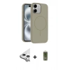 MARSİLYAN™- iPhone 11 Kılıf Yankı Form Serisi - Siyah Joko Magic 5D Hayalet Cam + Raze Metal Kamera Lens - GS