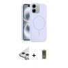 MARSİLYAN™- iPhone 11 Kılıf Yankı Form Serisi - Siyah Joko Magic 5D Hayalet Cam + Raze Metal Kamera Lens - GS