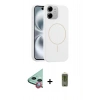 MARSİLYAN™- iPhone 11 Kılıf Yankı Form Serisi - Siyah Joko Magic 5D Hayalet Cam + Raze Metal Kamera Lens - KI