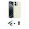 MARSİLYAN™- iPhone 11 Kılıf Yankı Form Serisi - Siyah Joko Magic 5D Hayalet Cam + Raze Metal Kamera Lens - KI