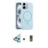MARSİLYAN™- iPhone 11 Kılıf Yankı Form Serisi - Siyah Joko Magic 5D Hayalet Cam + Raze Metal Kamera Lens - MI