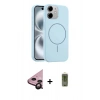 MARSİLYAN™- iPhone 11 Kılıf Yankı Form Serisi - Siyah Joko Magic 5D Hayalet Cam + Raze Metal Kamera Lens - SH