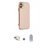 MARSİLYAN™- iPhone 11 Kılıf Yankı Serisi - Siyah Joko Magic 5D Cam + Pers Alüminyum Kamera Lens - GD