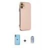 MARSİLYAN™- iPhone 11 Kılıf Yankı Serisi - Siyah Joko Magic 5D Cam + Neon Fosforlu Kamera Lens - MI