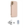 MARSİLYAN™- iPhone 11 Kılıf Yankı Serisi - Siyah Joko Magic 5D Cam + Raze Metal Kamera Lens - GS
