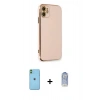 MARSİLYAN™- iPhone 11 Kılıf Yankı Serisi - Siyah Joko Magic 5D Cam + Neon Fosforlu Kamera Lens - YL