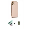 MARSİLYAN™- iPhone 11 Kılıf Yankı Serisi - Siyah Joko Magic 5D Hayalet Cam + Raze Metal Kamera Lens - KI