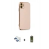 MARSİLYAN™- iPhone 11 Kılıf Yankı Serisi - Siyah Joko Magic 5D Hayalet Cam + Pers Alüminyum Kamera Lens - GI