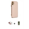 MARSİLYAN™- iPhone 11 Kılıf Yankı Serisi - Siyah Joko Magic 5D Hayalet Cam + Pers Alüminyum Kamera Lens - KI