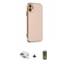MARSİLYAN™- iPhone 11 Kılıf Yankı Serisi - Siyah Joko Magic 5D Hayalet Cam + Pers Alüminyum Kamera Lens - YL