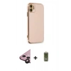 MARSİLYAN™- iPhone 11 Kılıf Yankı Serisi - Siyah Joko Magic 5D Hayalet Cam + Raze Metal Kamera Lens - SH