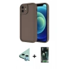 MARSİLYAN™- iPhone 11 Kılıf Yankı Yansıma Özel Seri - Şeffaf 360 Full Body Arka Koruyucu + Raze Metal Kamera Lens - MI