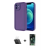 MARSİLYAN™- iPhone 11 Kılıf Yankı Yansıma Özel Seri - Şeffaf 360 Full Body Arka Koruyucu + Şeffaf Kamera Lens Koruma Cam
