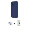 MARSİLYAN™- iPhone 11 Kılıf Yankı Yansıma Özel Seri - Şeffaf Pasifik Cam Ekran Koruyucu + Pers Alüminyum Kamera Lens - GI