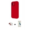 MARSİLYAN™- iPhone 11 Kılıf Yankı Yansıma Özel Seri - Şeffaf Pasifik Cam Ekran Koruyucu + Pers Alüminyum Kamera Lens - KI