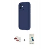 MARSİLYAN™- iPhone 11 Kılıf Yankı Yansıma Özel Seri - Şeffaf Pasifik Cam Ekran Koruyucu + Pers Alüminyum Kamera Lens - KI