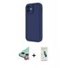 MARSİLYAN™- iPhone 11 Kılıf Yankı Yansıma Özel Seri - Şeffaf Pasifik Cam Ekran Koruyucu + Raze Metal Kamera Lens - KI