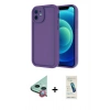 MARSİLYAN™- iPhone 11 Kılıf Yankı Yansıma Özel Seri - Şeffaf Pasifik Cam Ekran Koruyucu + Raze Metal Kamera Lens - KI