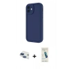 MARSİLYAN™- iPhone 11 Kılıf Yankı Yansıma Özel Seri - Şeffaf Pasifik Cam Ekran Koruyucu + Pers Alüminyum Kamera Lens - LT