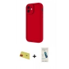 MARSİLYAN™- iPhone 11 Kılıf Yankı Yansıma Özel Seri - Şeffaf Pasifik Cam Ekran Koruyucu + Rainbow Kamera Lens Koruma Cam - KI