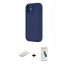 MARSİLYAN™- iPhone 11 Kılıf Yankı Yansıma Özel Seri - Şeffaf Pasifik Cam Ekran Koruyucu + Renkli Kamera Lens Koruma Cam - YL