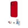 MARSİLYAN™- iPhone 11 Kılıf Yankı Yansıma Özel Seri - Şeffaf Royal Nano Ekran Koruyucu + Pers Alüminyum Kamera Lens - KI
