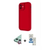 MARSİLYAN™- iPhone 11 Kılıf Yankı Yansıma Özel Seri - Şeffaf Royal Nano Ekran Koruyucu + Raze Metal Kamera Lens - KI